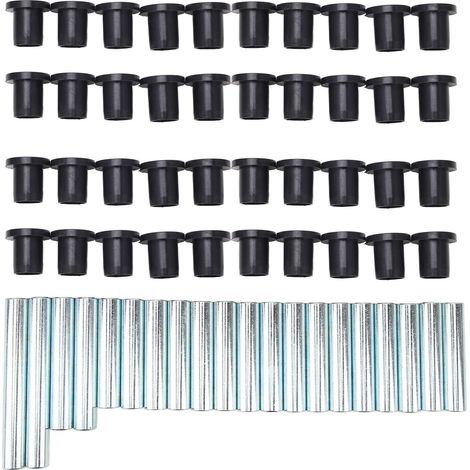 Kit de 60 bagues de bras de contrôle 7501097 noir, usure réduite, remplacement pour Polaris Ranger XP 800 2010-2014 (1/5)