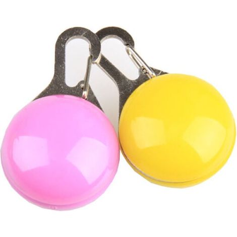 6 Pièces LED Lumineux Pendentif Collier,Clignotant Sécurité Collier Clignotant Lumière pour Chien Chat Animal de Compagnie Coureurs Joggeurs Marcheurs Cyclistes (1/3)