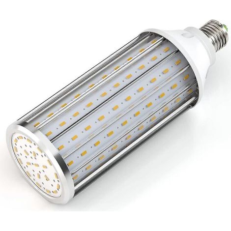 Ampoule LED E27 60W 6000K 5850lm 160X5730Sm, ampoule LED de type maïs, ampoule de conversion haute puissance 550W en aluminium, éclairage public LED, projecteur à 360° (1/5)