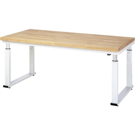 Établi à réglage en hauteur électrique STIER Premium, lxPxH 2000x900x740-1140 mm (1/4)