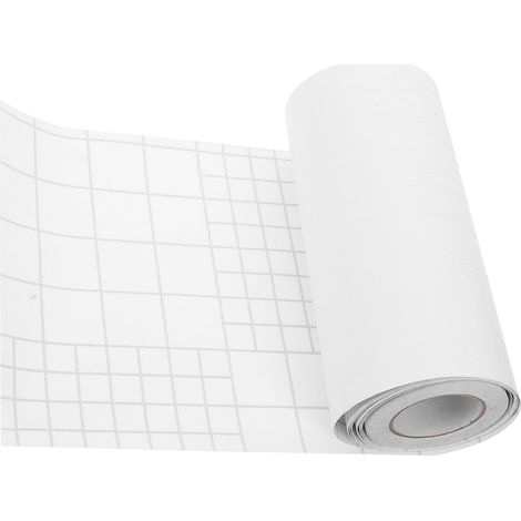 Flexible Skirting Board Self-Adhesive 12 cm x 5000 mm PVC Wall Moulding Trim Peel and Stick for Walls Ceilings, Corners and Floors Indoor and Outdoor Decoration (1/5)