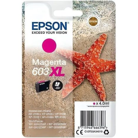Cartouche Epson 603XL couleur magenta (1/4)