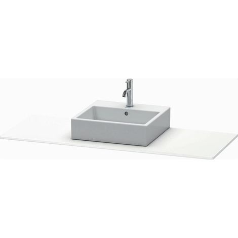 Duravit XSquare Konsole, 1 Ausschnitt mittig, 1400x16x550mm, (1/5)