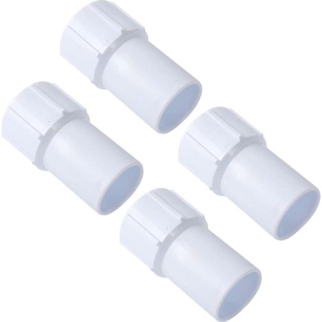 Raccord de tuyau de piscine 1,5" pour tuyaux d'aspirateur spiralés de jardin (lot de 4) (1/4)