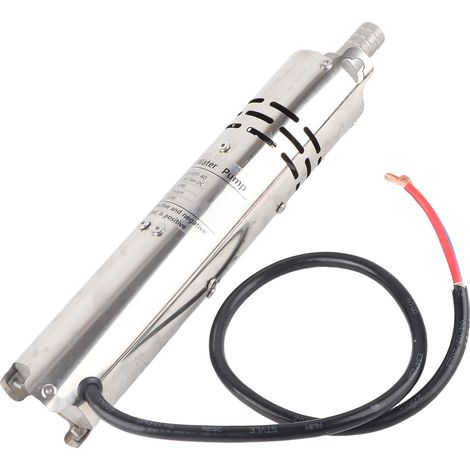 Tauchpumpe Permanentmagnet, elektrisch, solarbetrieben, Gleichstrom, bürstenlos, mit integriertem MPPT-Regler, 24 V (S243T40) (1/5)