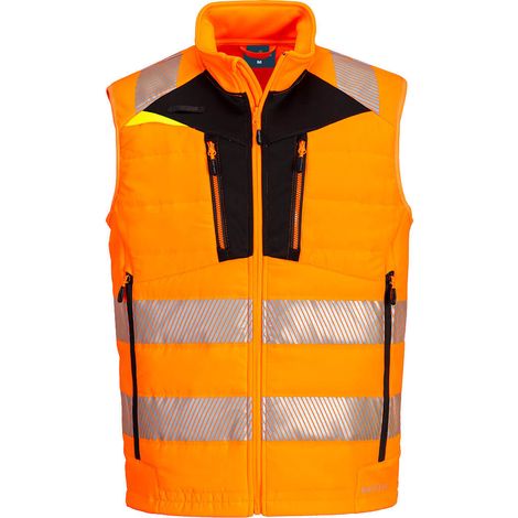 Gilet Softshell haute visibilité DX4 Orange/Noir 4XL