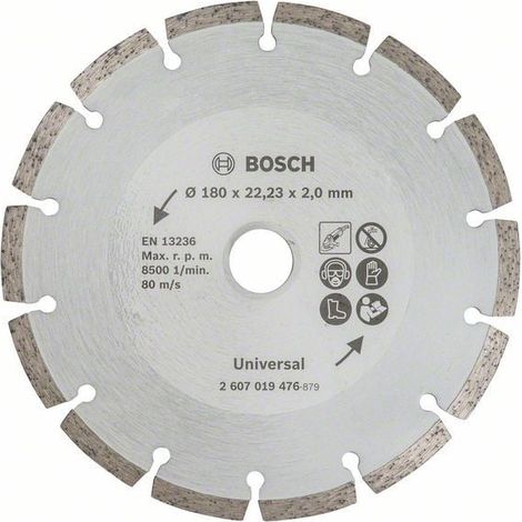 Bosch Diamanttrennscheibe für Baumaterial, Durchmesser: 180 mm - 2607019476