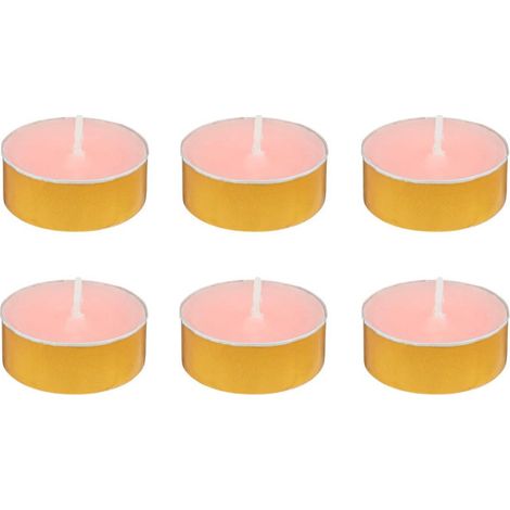 Lot de 6 Bougies Chauffe-Plat Parfumées "Izor" 3,7cm Jasmin (1/3)