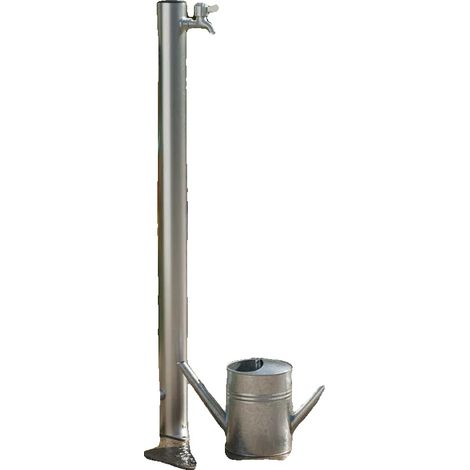 Wassersäule, Edelstahl, Rundes Design, armeegrün (1/2)