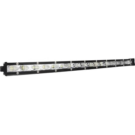 Barre lumineuse LED 19 pouces 12-24V 54W Feu de travail auxiliaire Spot Phare pour camions tout-terrain quad côte bateau (1/5)