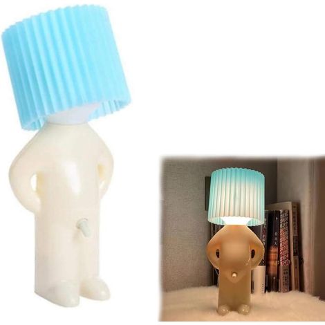 Veilleuse Petit Homme Timide Lampe Nuit Décoration Chambre (1/4)