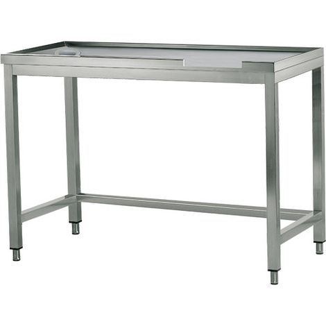 Table De Triage Gauche Avec Trou, Pour Machines Avec Sortie à Droite, L 1600 mm - Virtus - Z/TCS1600