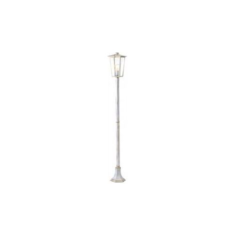 Lampione Telescopico Contemporaneo Ribot Alluminio Bianco E Oro 3 Luci E27 (1/4)