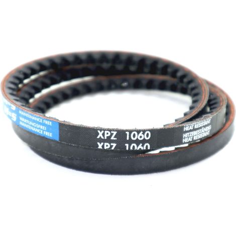 Courroie type trapézoïdale crantée XPZ1060