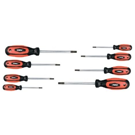 Serie 8 giraviti cacciaviti torx T7-T30 Fervi 0881/308 (1/2)