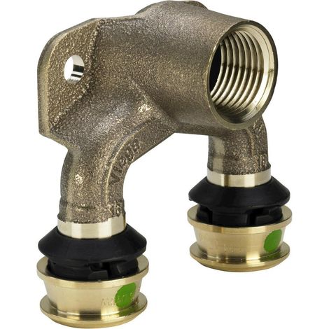 Viega Raxofix Doppelwandscheibe 645946 16mmxRp 1/2x16mm, Siliziumbronze, mit SC-Contur (1/5)