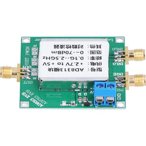 Module numérique AD8313 : détecteur logarithmique 0,1 GHz à 2,5 GHz / relais de commande 5 V (1/5)