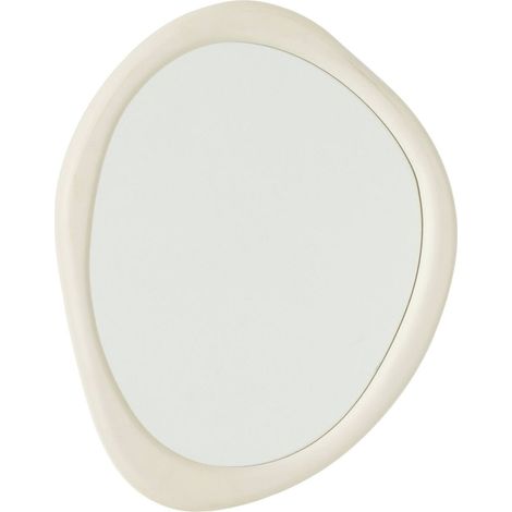 Miroir mural organique blanc - blanc (1/4)