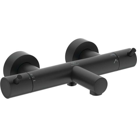 Ideal Standard CeraTherm - Grifo termostático para bañera, negro seda A7588XG (1/4)