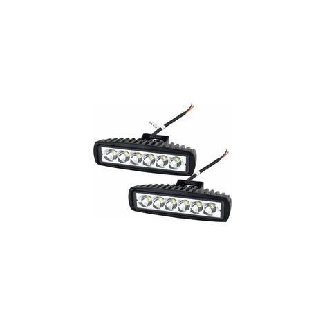 Barre lumineuse LED 12 V 18 W 15 cm, projecteur de travail LED étanche IP67 pour voiture, camion, tracteur, SUV et bateau. (1/5)