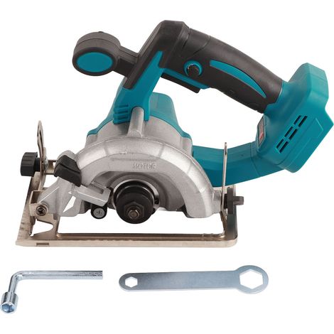 Scie circulaire électrique sans fil 1200W 18V, coupe réglable en angle avec bouton de verrouillage, outil portatif
