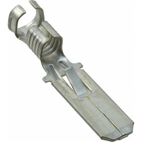 Terminale 6,3x0,8 maschio Fastin-Faston sezione 3-6 ottone stagnato