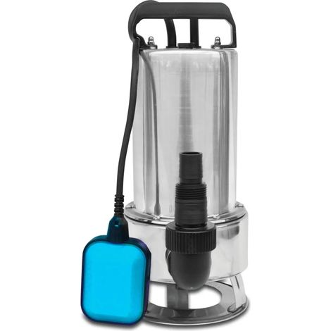 Pompe submersible, pompe de puits, pompe immergée 1" x 1 1/2" x 1" embout x filetage extérieur x embout, 1,6A, 230VAC, Gris, Type IP 550 INOX
