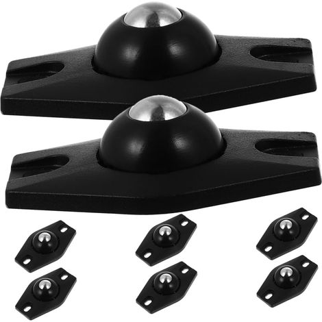 de 8 mini roulettes pivotantes robustes auto adhésives pour