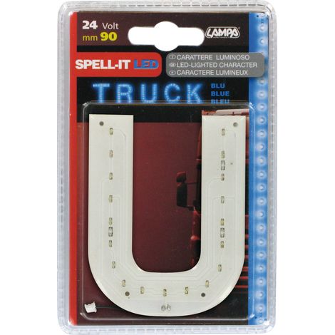 Spell-It Led, 90 mm, 24V - Blu - U