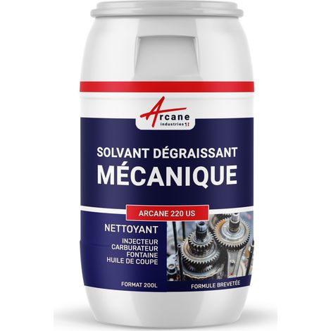 Solvant dégraissage mécanique nettoyant injecteur carburateur fontaine graisse huile de coupe pieces - 200 L  - ARCANE INDUSTRIES