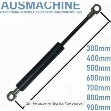 1 pièces 350N 700mm Amortisseur à ressort de support de levage de vérins à gaz de voiture pour modèle de voiture universel barre de soutien (1/4)