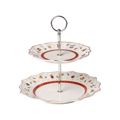 Présentoir à gâteaux à deux étages Villeroy & Boch Toy's Delight S