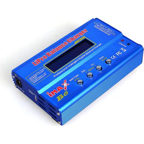 Chargeur Lipo 80 W 6 A Équilibrage professionnel haute puissance pour LiPo/Li-Ion/Life (1-6S), NiMH/NiCd (1-15S) (1/5)