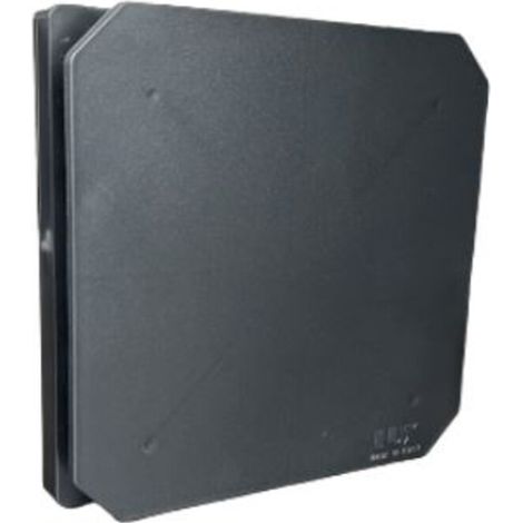 ASPIRATORE ELETTRICO LUX301  A MURO D 80 MM NERO