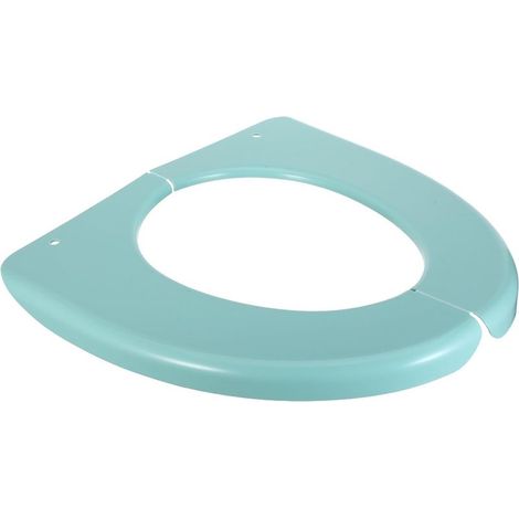 de siège de toilette pliable en plastique pour adultes vert (1/5)