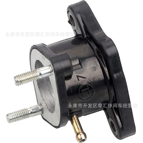 Accessoires pour motos tout-terrain (VTT) : collecteur d'admission et durite avec valve pour carburateur CG 125/250 cm³ (1/4)