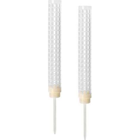 SABIR 2pcs hauteur de colonne de mousse d'eau 25cm support de mousse set plante escalade mise en forme coco brun aneth colonne avec base (1/4)