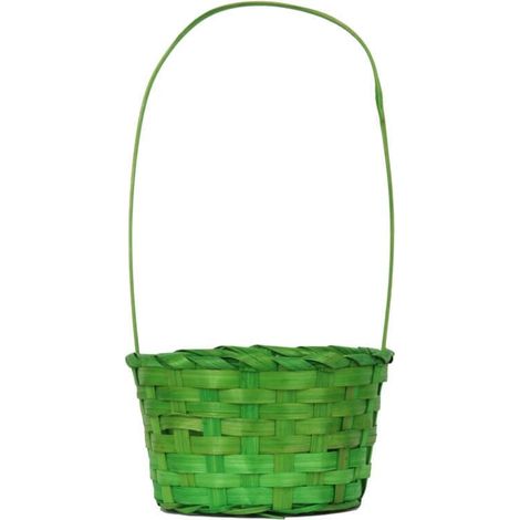Cestino pasquale per il cestino pasquale, diametro 22 cm, verde (1/2)