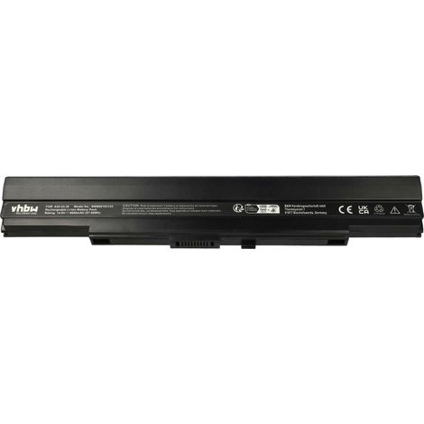 vhbw Akku kompatibel mit Asus UL50Vg-A2, UL50Vg, UL50Vt, UL50VS-A1B, UL50Vt-X1, UL50Vt-A1, UL50Ag-A3B Notebook (6600 mAh, 14,8 V, Li-Ion) (1/5)