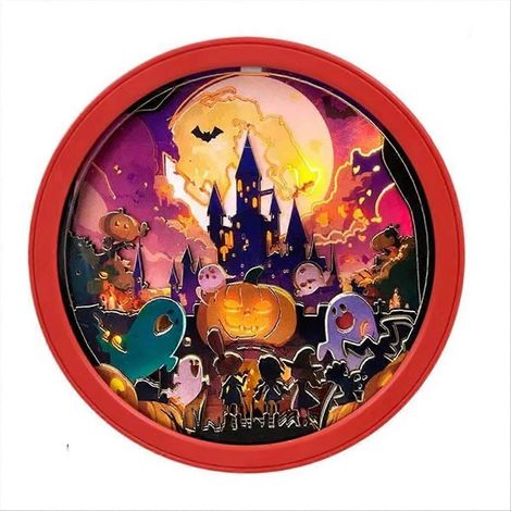 Aimants pour réfrigérateur vintage Halloween, autocollant magnétique pour garage, autocollant commémoratif festif pour agendas, cuisine, festival, maison B (1/5)