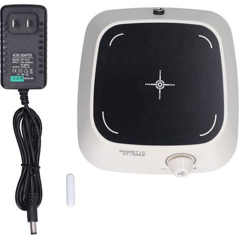 Magnetic Stirrer 300‑3000RPM Stepless Adjustment 3L Liquid Mixer Stir Plate 100‑240V for Laboratory US Plug