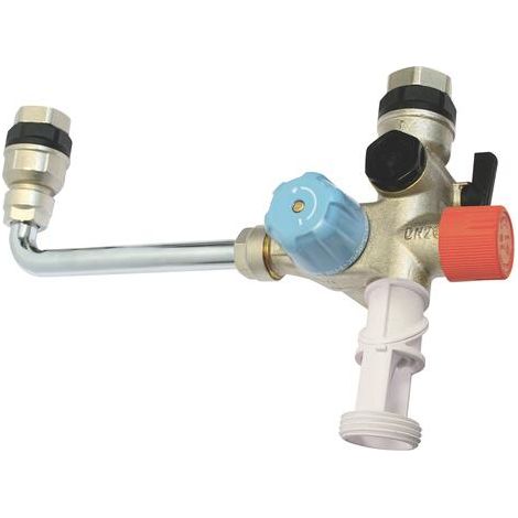Kit groupe triple sécurité orientable siège inox NF - SOMATHERM