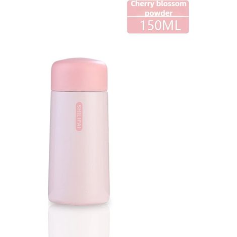 (Rose, 150 ml) Mini thermos en acier inoxydable 304, isolation sous vide, étanche, léger (1/5)