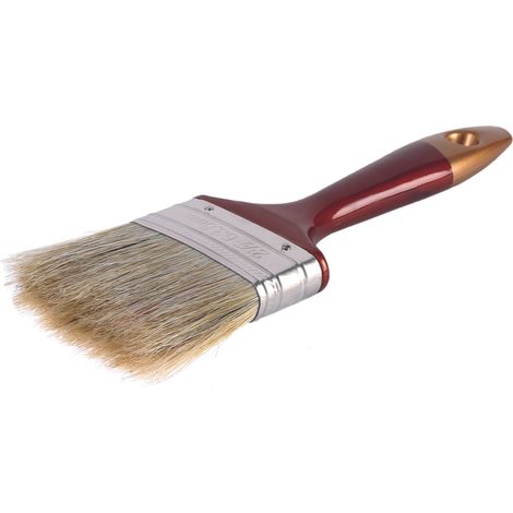 Pincel profesional inglés de 6,35 cm (2,5 pulgadas) para pinturas al óleo, emulsiones y barnices.