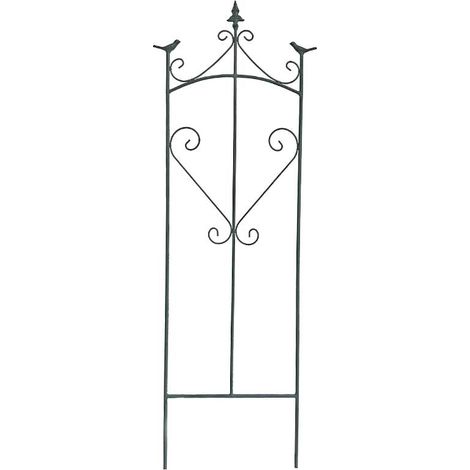 Treillage en fer forgé jardin potager 37x2x108cm (1/2)