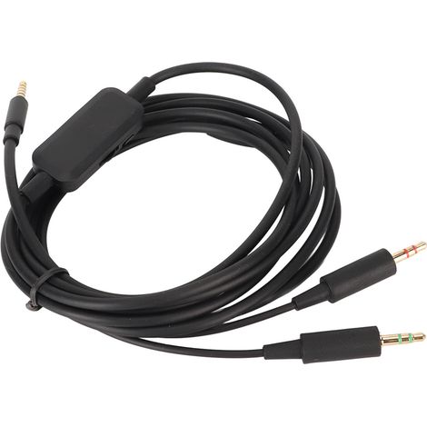 Câble de remplacement pour casque audio 3,5 mm avec contrôle du volume, compatible avec le casque MMX300 2e génération