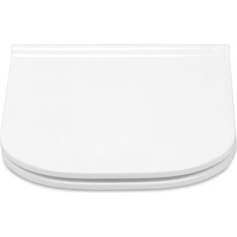 Weißer Toilettensitzbezug 460 x 360 mm, progressives Schließen, G-Compact Tatay (1/4)
