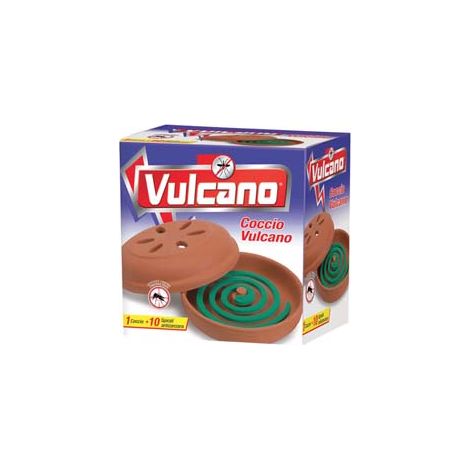 COCCIO + 10 SPIRALI - 4 pezzi VULCANO