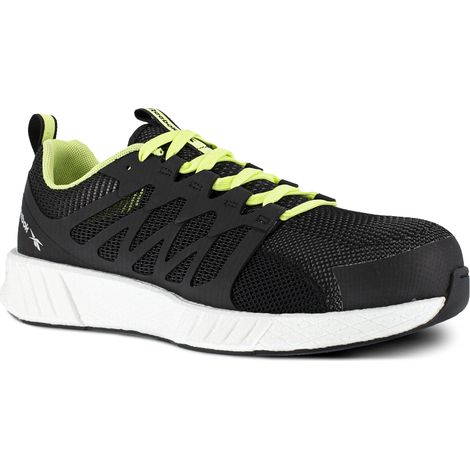 Reebok Halbschuh Fusion Flexweave Work, S1P, 45 schwarz/grün/weiß Gr. 45 (1/5)