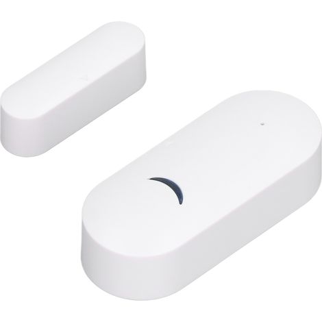 Détecteur d'ouverture de porte et fenêtre WiFi 2.4GHz, capteur sans fil pour maison intelligente, alarme de sécurité avec contrôle via application, 3V (1/5)